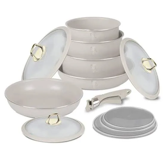 12PCS JGO DE UTENCILIOS P/ COCINAR SAHARA COLECCIÓN