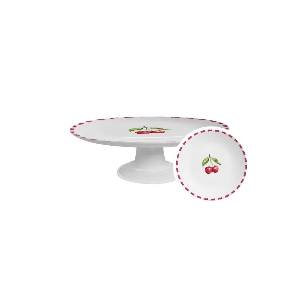Plato de Pastel P Amarena - Ø 21 cm - Alt. 7.5 cm