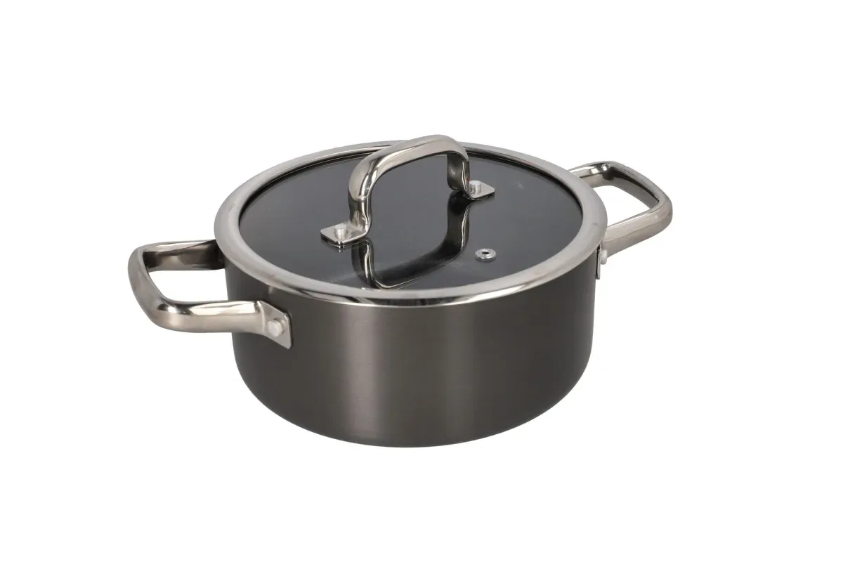 CACEROLA ANTIADHERENTE 20CM C/TAPA DE V