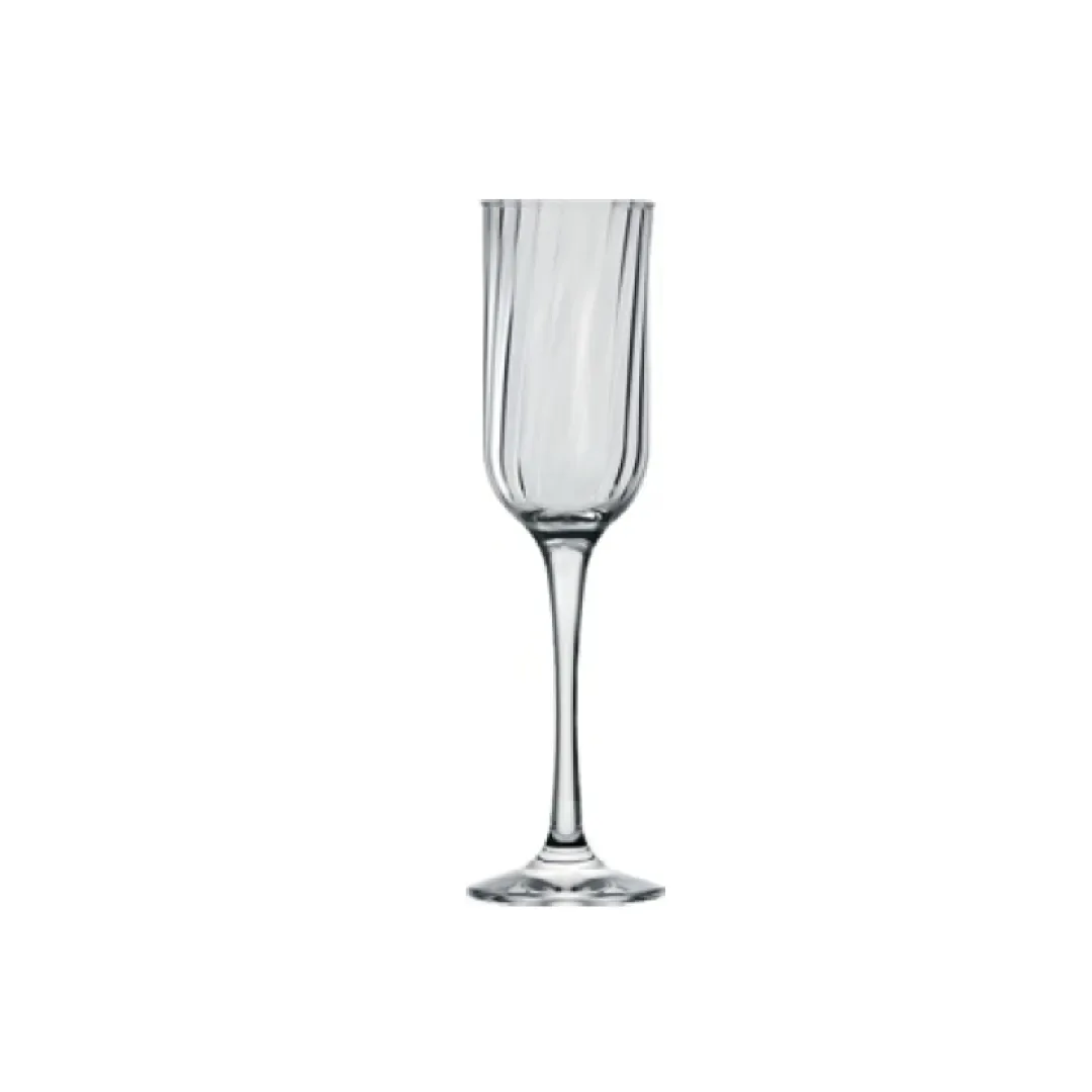 COPA FIORE AMBAR DECORADO 195ML (UND.)